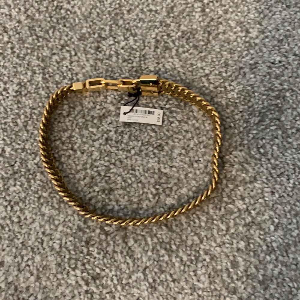 Henri Bendel convertible padlock leather wrap